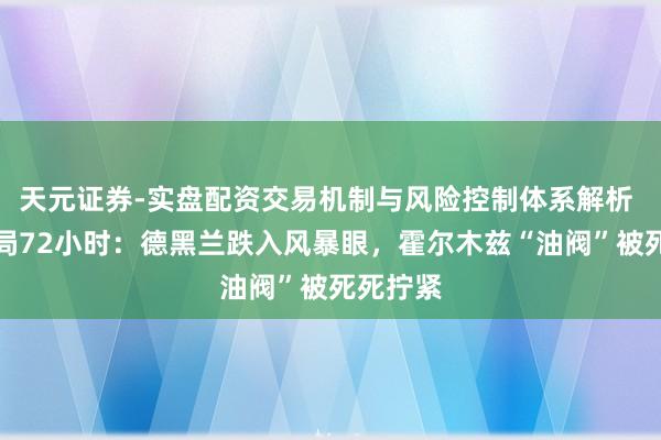 天元证券-实盘配资交易机制与风险控制体系解析 伊朗变局72小时：德黑兰跌入风暴眼，霍尔木兹“油阀”被死死拧紧